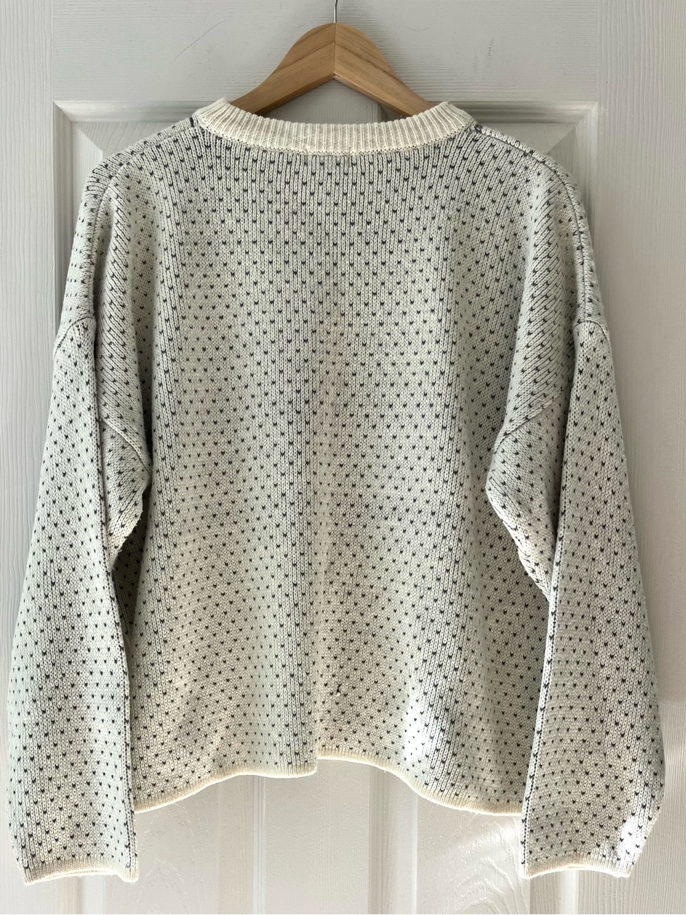 Vintage Esprit Sport Scandinavian Nordic Sweater Oversized Boxy Wool Blend - Picture 7 of 9